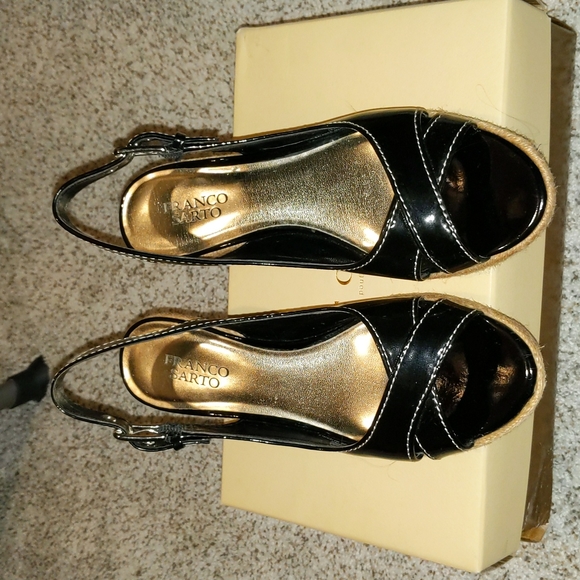 Franco Sarto Espadrille Wedges - Picture 4 of 8